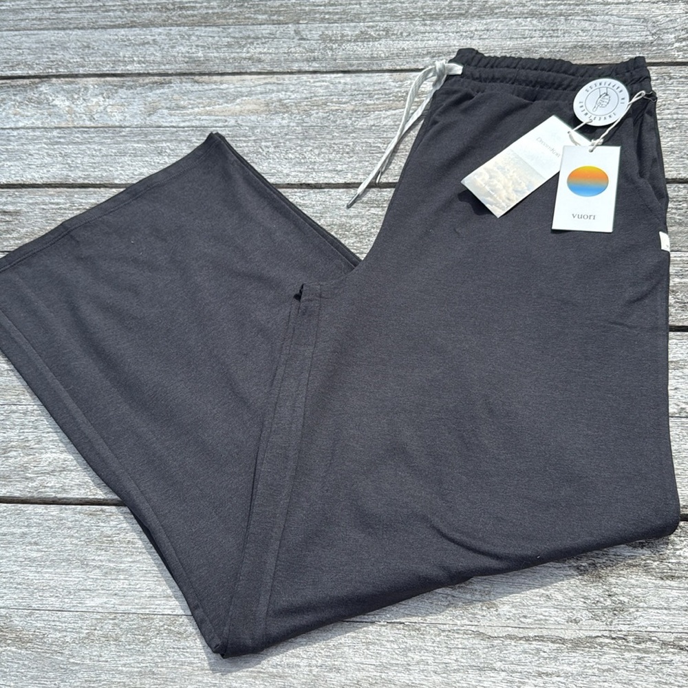 Vuori Black Wide Leg Pants